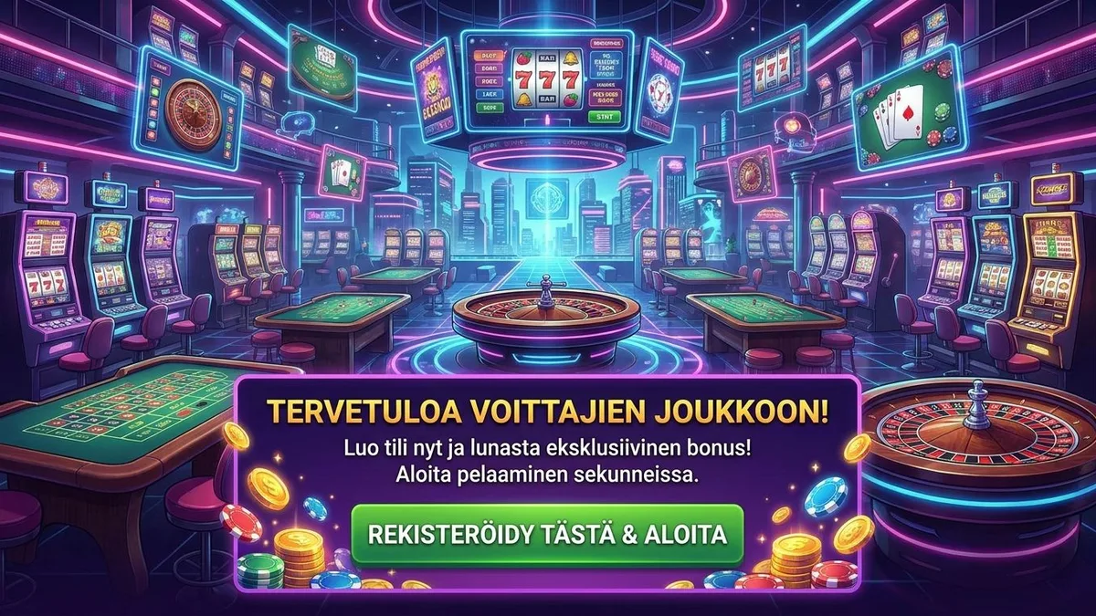 Rekisteröidy bonuksella